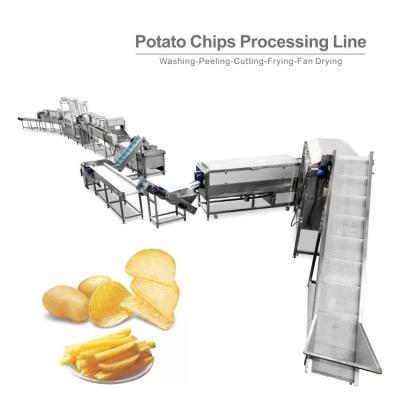 China OEM Corn Fruit Wheat Potato Chips Production Line 100kg/H To 1500kg/H for sale