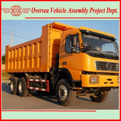 China 6x4 Drive 10T Medium Duty Dump Truck Vehicle Assembly Business Projects for sale
