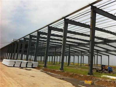 China Painting Prefabricated Steel Frame Buildings With 50 Years Life for sale
