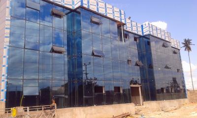 China Multi Storey Steel Structure Buildings / Pre Built Commercial Office Buildings for sale