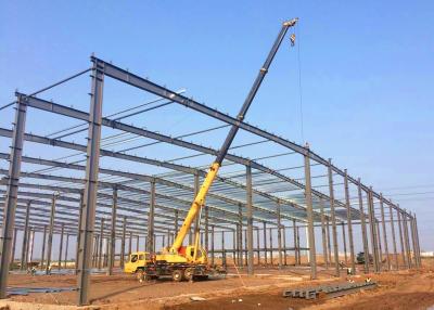 China Large Span PEB Steel Buildings / Pre Engineered Building Systems Construction for sale