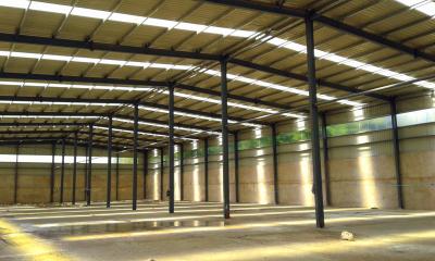 China Prefab Steel Structure Construction / Warehouse Steel Frame Construction for sale