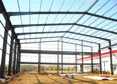China Industrial Prefabricated Building Structure / Steel Frame Structure Construction for sale