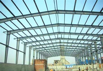 China Long Span Steel Structure Warehouse Prefabricated Structural Steel Frames for sale