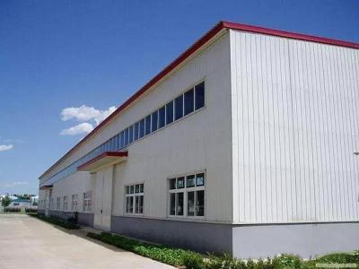 China Alquido que pinta M12 Warehouse de acero estructural con capa doble en venta