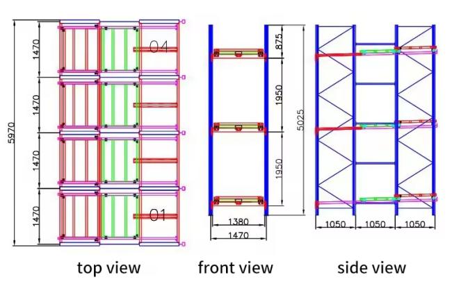 Push Back Pallet Rack