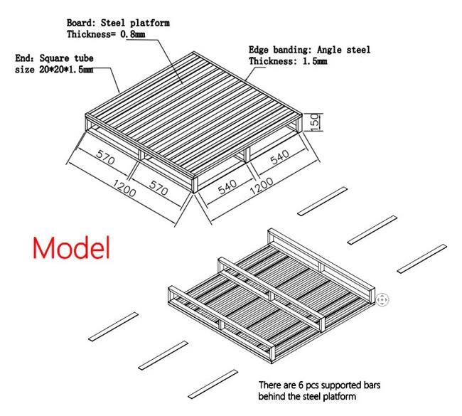 Galvanized Steel Pallet