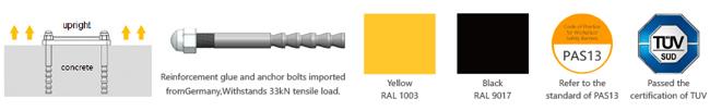 H Safety Barrier Warehouse flexible anti-collision system FS-2023A