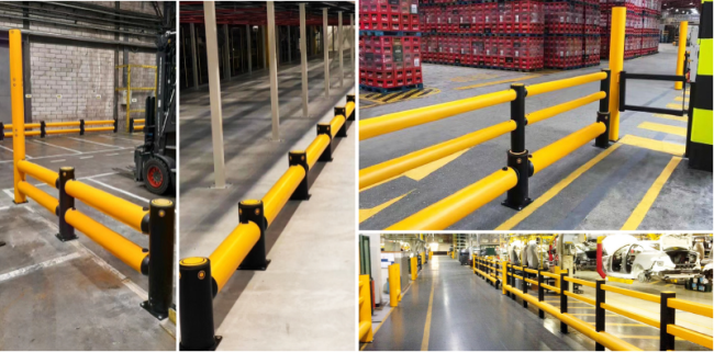 H Safety Barrier Warehouse flexible anti-collision system FS-2023A
