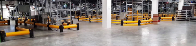 H Safety Barrier Warehouse flexible anti-collision system FS-2023A