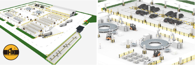 Safety Barrier Warehouse flexible anti-collision system FS-2023A
