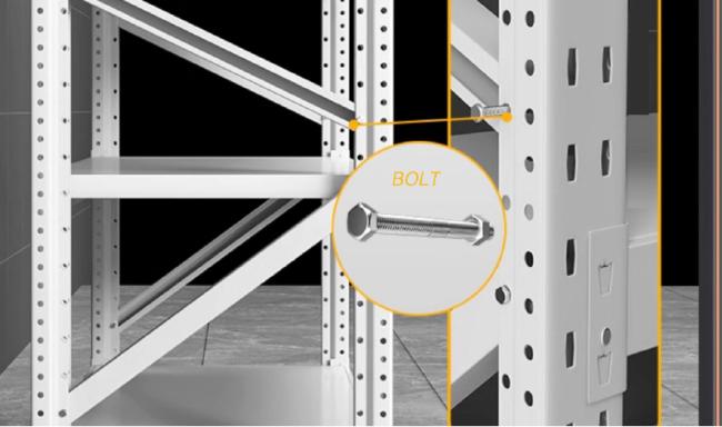 Medium Duty Rack Carton Storage racking Long Span Rack Warehouse Storage Racking