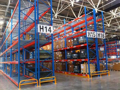 China 1400mm High Q345B Heavy Duty Pallet Racking 600kg Per Layer for sale