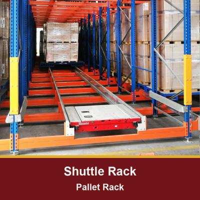 China Radio Shuttle Racking Warehouse Storage Racking Pallet Runner Rack Shuttle Racking for sale