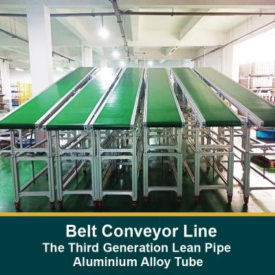 China The Third Generation Lean Pipe Aluminium Alloy Tube For Belt Conveyor Line for sale