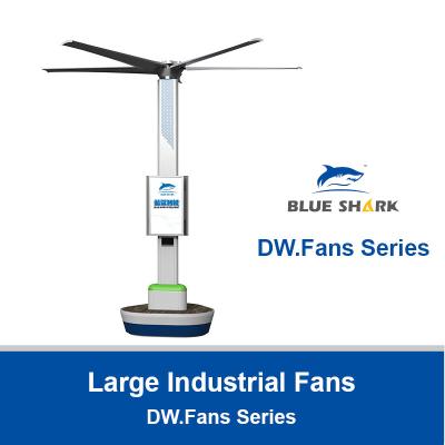 China Ventilador industrial de gran tamaño HVLS (Ventiladores de alto volumen a baja velocidad) para talleres de fábrica de almacenes en venta