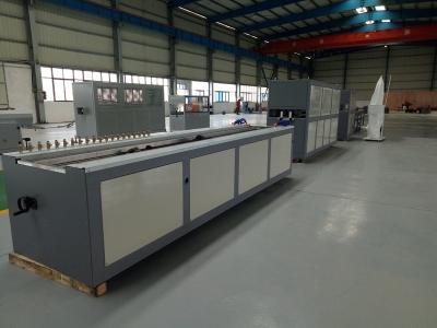 China 300mm PVC Profile Extrusion Line With Conical Double Screw Extruder for sale