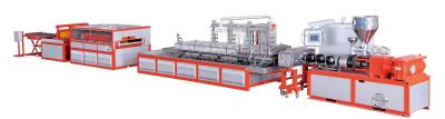 China 1220mm PVC Foam Board Production Line , Double Screw Plastic Extrusion Equipment for sale