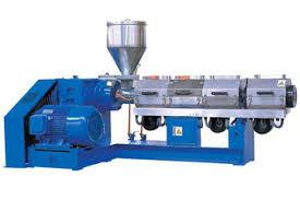 China Water Pipe Pvc Twin Screw Extruder , Automatic Control Plastic Extrusion Machine for sale