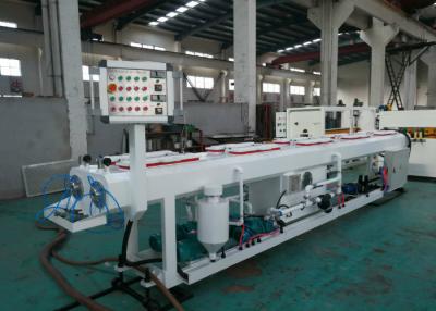 Chine Ligne en plastique d'extrusion de tuyau de PVC avec la lame de scies coupant commandé pneumatique, fabrication de tuyau de PVC à vendre