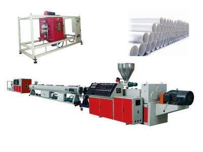 China Siemens Motor Conical Twin Screw Extruder For PVC Water Supply System Pipe for sale