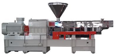 China 800-1000kg / H Capacity Co Rotating Twin Screw Extruder For High Molecule for sale