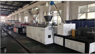 China Conical Double Extruder PVC Foam Board Extrusion Line , PVC Foam Board Making Machine for sale
