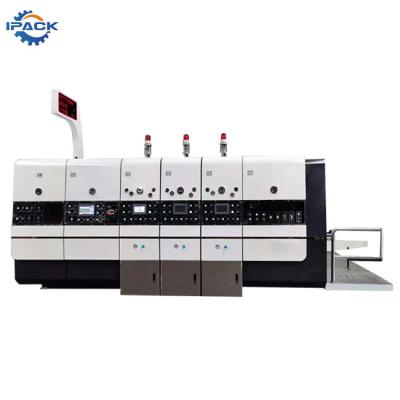 China máquina de impressão ondulada de Flexo da caixa de 3 4 cores para cortar à venda