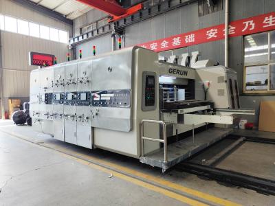 China Fast Speed Carton Box Flexo Printing Slotting Die Cutting Machine 150-180m/min for sale