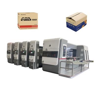 China 100-300m/Min Slotter Corrugated Carton Box Machine With Chrome Plating Print Cylinder en venta