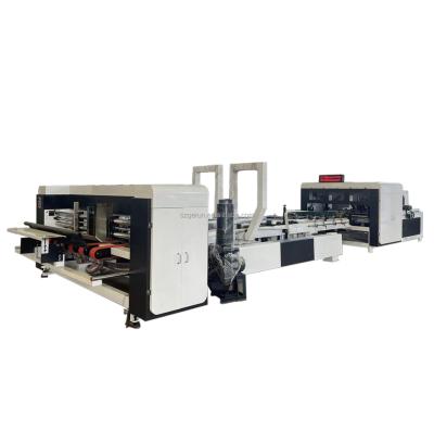 China High Precision Semi-Automatic Cardboard Folder Gluer Glue Machines with High Capacity for sale