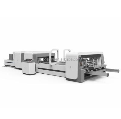 China Advanced Automatic Folder Gluer Stitcher Machinery Multi Function for sale