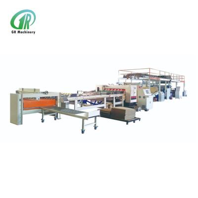 China 2200 Mm 5 Layer Corrugated Cardboard Production Line High Speed for sale