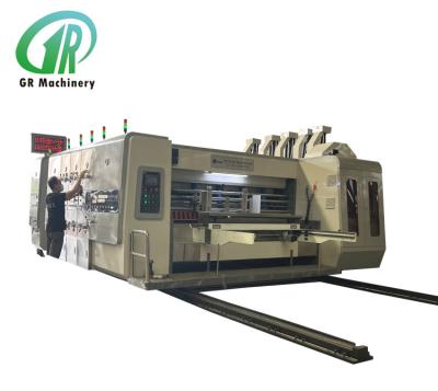 China Carton Flexo Corrugated Box Printing Machine Automatic High Speed for sale