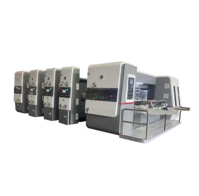 China High Speed Automatic Printer Slotter Die Cutter Machine Plc for sale