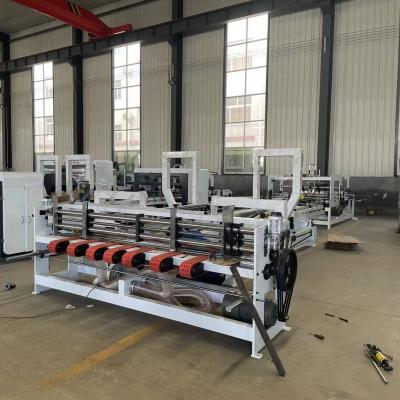 China Stainless Steel Automatic Folder Gluer Stitcher Machine High Accuracy for sale