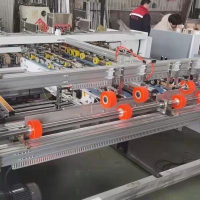 Chine Dossier de boîte de carton et machine ondulés automatiques de Gluer à vendre