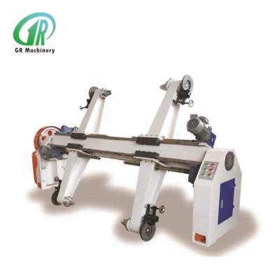 China Manual Disc Brake Electric Shaftless Mill Roll Stand For Corrugated Cardboard Production Line for sale