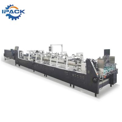 China High Speed Automatic Carton Folder Gluer Machine Box Folding And Gluing Machine for sale