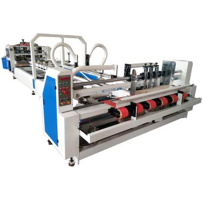 China Adjustable Automatic Folder Gluer Stitcher Machines Used In Making Corrugated Boxes for sale
