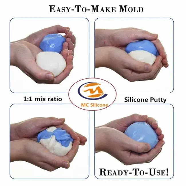60 Shore a Skin Safe Addition Dental Silicone Putty Silicone Impression Putty