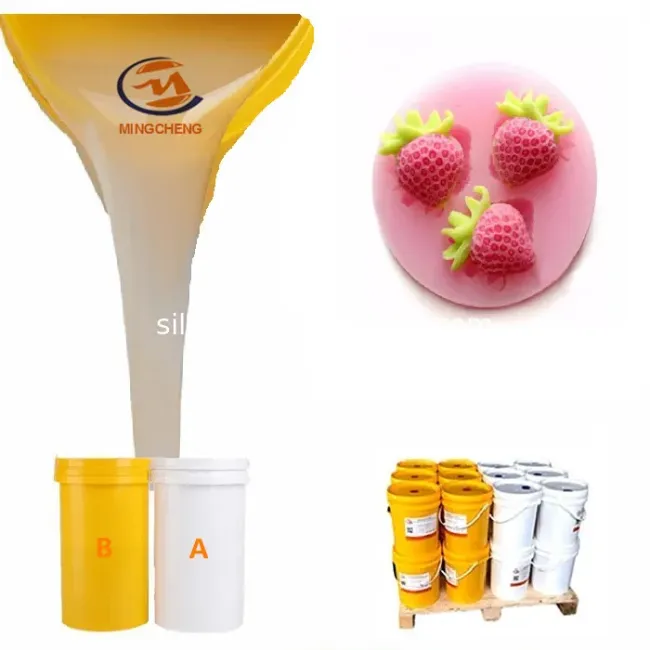 5 Shore a RTV 2 Addition Cure Silicone Mold Rubber for Strawberry Candy