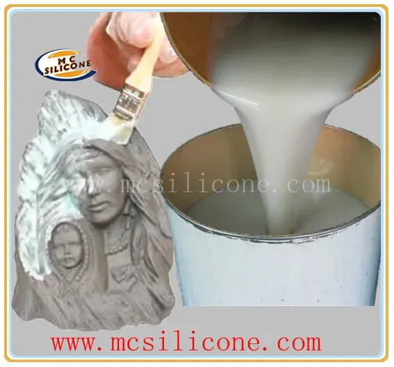 Brushing Silicone Rubber to Make Mould