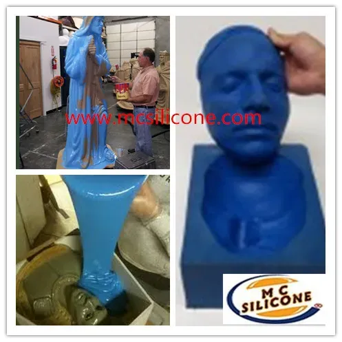 Brushing Silicone Rubber to Make Mould
