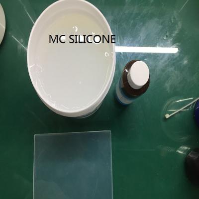 China Goma de silicona líquida transparente RTV2 del silicón de la capa de la tela para la capa de la materia textil en venta