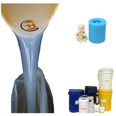 China RTV2 Liquid Silicone Mold Rubber Addition Cure Silicone Ultra Soft Ratio 1:1 for sale