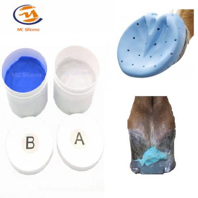 China 35 Shore A Fast Set Two-Part Silicone Mold Putty For Making Pads For Horse Hoof Better Care for sale