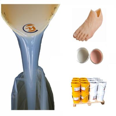 China Customized Color Life Casting Silicone Rubber Hand Mold Silicone 20kg Per Drum for sale
