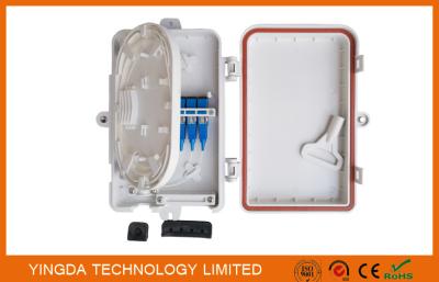 China 4 Port UV Weather Resistant FTTH Fiber Termination Box 4 Fibers SC Wall Mount Box for sale