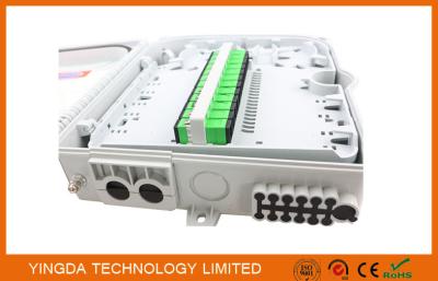 China 12 Cores 8 Cores FTTH Fiber Optic Termination Box / Distribution Box IP65 PLC Spiltter Distribution Box for sale